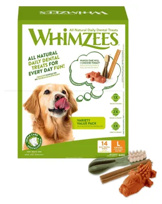 Produktbild von Whimzees Variety Value Box L - 14er Pack