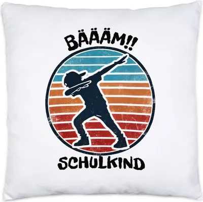 Produktbild von Bääm! Schulkind Kissen Einschulung Geschenk Schulanfang Schule