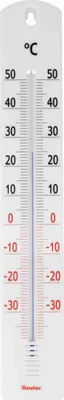 A thermometer displaying temperature in degrees Celsius.