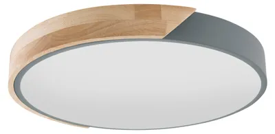 Zdjęcie produktu dla Lampa sufitowa LED Borneo Ø31cm szara