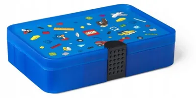 Obrázek produktu pro LEGO® Iconic Úložný box s přihrádkami - modrá
