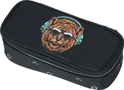 Produktbild von Walker Schlampermäppchen Fame 2.0 Pencil Box Bear Buddy schwarz
