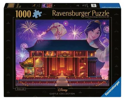 Image de Puzzle Ravensburger Disney Castles Mulan, 1000 pièces.