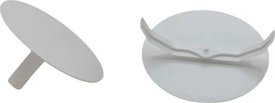 Produktbild von Federdeckel, weiß, rund, Ø 85 mm, für Ø 70 mm Unterputzdosen Klemmdeckel 10 Stück