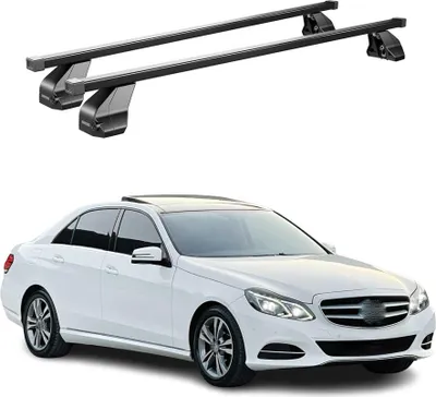 Produktbild von Menabo Dachträger für Mercedes E Klasse W212 Limo 2013-2016 75kg Stahl Schwarz