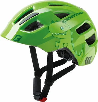 Produktbild von Fahrradhelm Cratoni Maxster (Kid) Gr. S/M (51-56cm) Dino/grün glanz