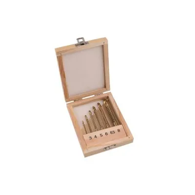 Image de Jeu de forets de fraisage HSS TITAN 6pcs 3-8mm