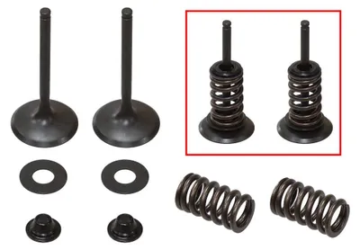 Productafbeelding van Kawasaki KXF 450 (modeljaren 2009-2015): PSYCHIC inlaatklep set, staal, 36x78,2 mm