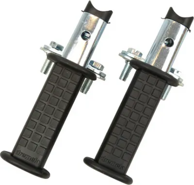 Produktbild von DRESCO Dresco - Fahrrad-Fußrasten - Universal - Chrom/Schwarz