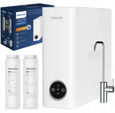 Zdjęcie produktu dla Filtr odwróconej osmozy Philips AUT8940 – system filtracji wody pod zlew