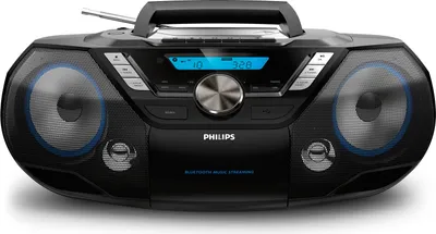 Produktbild von AZB798T schwarz Radiorekorder mit CD-Spieler und Kassettendeck