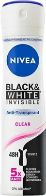 Image de Nivea - Déodorant - Spray - Black & White Invisible Clear - Antiperspirant - 150 ml - 1 Stück
