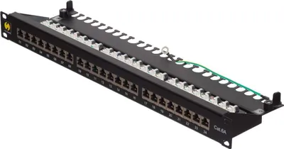 Immagine prodotto di Pannello patch 19" Netrack a 24 porte cat. 6A FTP