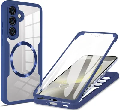 Obrázok produktu pre Techsuit ColorVerse 360 – ochrana obrazovky + puzdro na Samsung Galaxy S25 – modrý