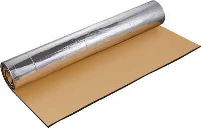 Produktbild von VEVOR Dämmmatte Auto 1,5m² Antidröhnmatte 1520x1000mm Fahrzeugdämmung 400mil (10mm) Stärke Aluminium-Folie Schallschutzmatte Hitzebeständig Lärmschutz Akustikdämmung Geräuschdämmung 1xRolle