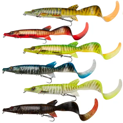 Produktbild von Savage Gear 3D Hybrid Pike 17cm 47g Slow Sink - Gummiköder, Farbe:Blue Silver UV