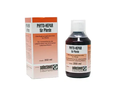 Produktbild von selectavet Phyto-Hepar 250 ml | Leberfunktion bei Pferden | Artischocke Mariendistel