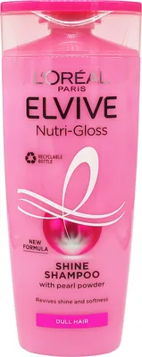 Produktbild von L’Oréal Elvive SHINE SHAMPOO 250ml mit Perlpuder Glanz für stumpfes Haar