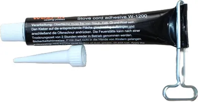 Produktbild von wezi-lit Ofenschnurkleber 50g Dichtschnurkleber Hochtemperatur Kleber bis 1200°