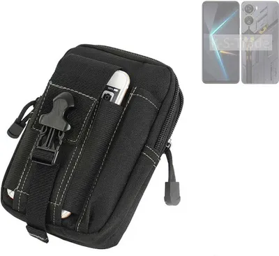 Produktbild von K-S-Trade Gürtel Tasche kompatibel mit Nubia Neo 5G Gürteltasche Holster Schutz Hülle Handy Hülle Smartphone outdoor Handy-Hülle schwarz