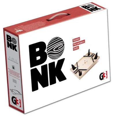 Produktbild von Graubonk Brettspiel Partyspiel für 2-4 Spieler ab 8 Jahren, Spielfeld 575x370 mm, aus Metall und Holz