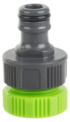 Obrázok produktu pre DIVODV 27908 Redukčná prípojka na vodovodný kohútik 1/2" – 3/4", čierno-zelená