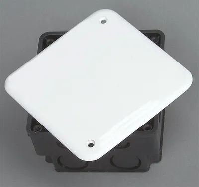 Produktbild von Kopp UP Abzweigkasten mit Deckel, 80x80x50mm, IP20