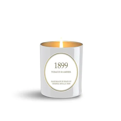 Produktbild von KERZE Duftkerze Sojawachs Deko Kerze CERERIA MOLLA TOBACCO AND AMBER 230 g