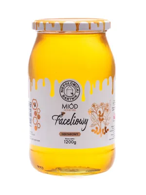 Produktbild von Flüssiger Phaceliahonig 1200g Roh und Frisch Phacelienahonig Phacelia Honig aus der Imkerei