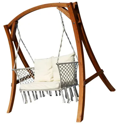 Produktbild von Design Hollywood Schaukel mit Sitzbank Waikiki aus Holz Lärche von AS-S