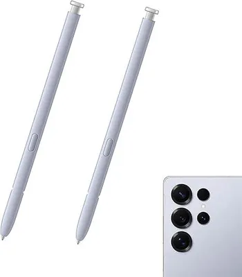 Image de 2 stylets pour Samsung Galaxy S25 Ultra, remplacement pour le stylet S Pen du Samsung Galaxy S25 Ultra