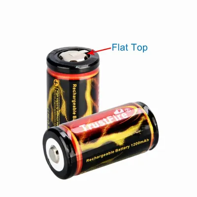 Produktbild von Akku 18350 1200mAh 3,7V mit PCB-Schutz, 18,25 mm Durchmesser, 38,36 mm Höhe