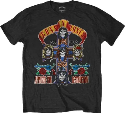 Produktbild von Guns N' Roses NJ Summer Jam 1988 Black L T-Shirt