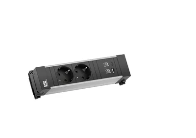 Produktbild von BACHMANN POWER FRAME 2xSchutzkt. USB A&C, USB Charger 22W 0,2m GST18