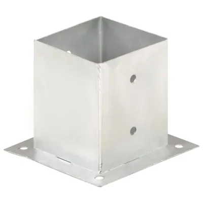 Immagine prodotto di vidaXL Ancoraggio per pali 4 pz. Metallo zincato 121 mm