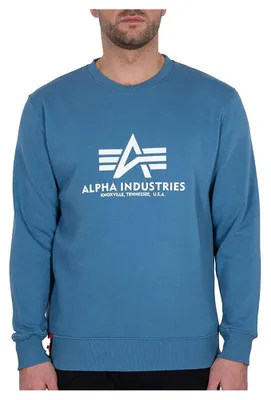 Produktbild von Alpha Industries Basic Sweater Sweatshirt für Herren Airforce Blue