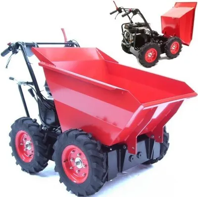 Image de Minidumper Brouette à moteur Tombereau à roues 56137 Brouette à moteur Dumper
