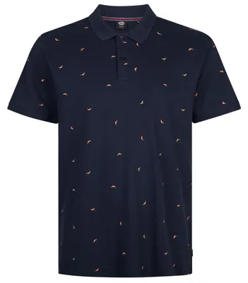 Produktbild von Petrol Industries XXL Polo navy-orange Chiliprint