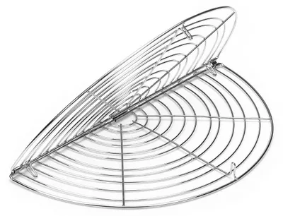 Faltkissen 32 cm, Keramik, silber, backofenfest bis 220 °C