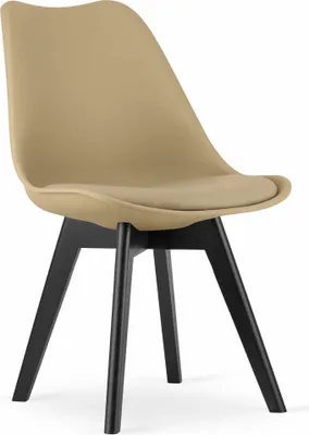 Immagine prodotto di Sedia MARK - beige scuro / gambe nere x 1