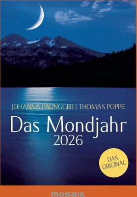 Produktbild von Das Mondjahr 2026 - s/w Taschenkalender