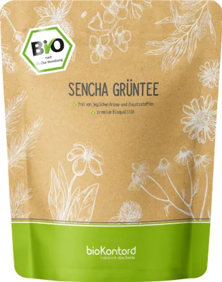 Produktbild von Grüner Sencha Tee 500 g I lose und geschnitten I aromatischer Sencha Grüntee I 100% natürlich I bioKontor
