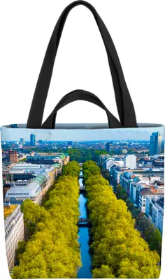 Produktbild von VOID Düsseldorf Königsalle Tasche 33x33x14cm,15l Einkaufs-Beutel Shopper Einkaufs-Tasche Bag