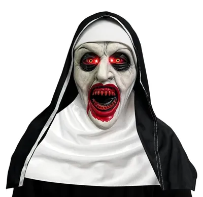 Obrázek produktu pro Maska jeptišky na Halloween latexová strašidelná horror realistická