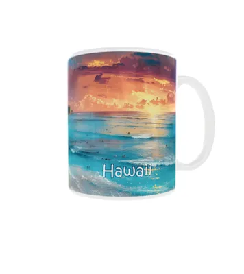 Produktbild von Becher 300ml Urlaub Stadt Reisen Hawaii Hawaii