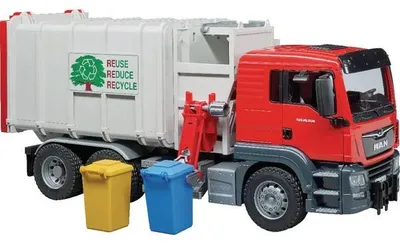 Produktbild von Bruder MAN TGS Müllwagen Seitenlader 02751