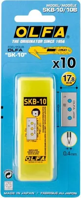 Productafbeelding van OLFA - Gereserveerd: OLFA SK -10 | Blisterverpakking met 10 stuks