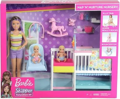 Obrázok produktu pre Barbie Skipper Babysitters Inc. GFL38, Modelka, Žena, 3 rok / roky, Dievča, 323,9 mm, Viacfarebný