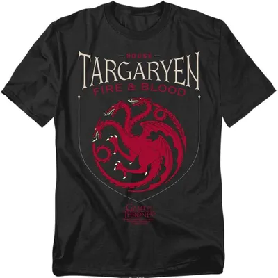 Produktbild von Game of Thrones - "House Targaryen" T-Shirt für Herren/Damen Uni TV38335 (3XL) (Schwarz)