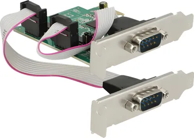 Obrázek produktu pro Delock PCI Express karta > 2 x Sériové rozhraní RS-232 High Speed 921K s napájecím napětím